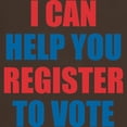 thumbnail image 3 of CafePress - I CAN HELP YOU REGISTER TO VOTE VOLUNTEER VOTER T - Men's Classic Graphic Cotton T-Shirt, 3 of 4