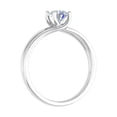 thumbnail image 2 of 1/2 Carat 4-Prong Set Diamond Solitaire Engagement Ring in 14K White Gold (Ring Size 7.75), 2 of 5
