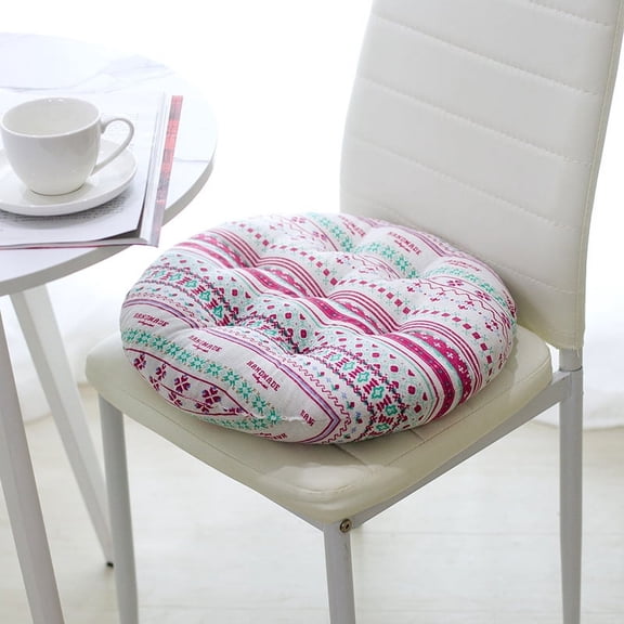 Nvzi -b Seat Cushion Garden Patio Home Kitchen Office Thicken Comfy Seat Cushion, Ethnic style fan 18"x18"