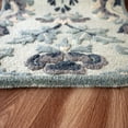 thumbnail image 4 of LR Home Traditional Floral Motif Runner Rug, 2'3" x 6'9", Blue / Gray, 4 of 7