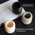 thumbnail image 4 of Storage Case Pencil Box Desk Stand Round Smooth Surface Long-lasting Convenience Multipurpose Exquisite Home Supplies Khaki Three Layers, 4 of 9