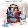 thumbnail image 4 of Kdxio Baby Diaper Backpack,Multi-Function Travel Backpack Nappy Bags,Nursing Bag, Fashion Mummy,Roomy Waterproof for Baby Care(Cute Red And White Elf), 4 of 5