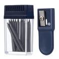 thumbnail image 1 of FRCOLOR Pencil Lead 1 Set 2mm Compass Core Replacement Pencil Lead Stationery with Pencil Sharpener for Students Drafting Tools Compasses Tool,1.46"X0.79"X0.2", 1 of 4