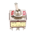 thumbnail image 2 of Interruptor de palanca de 2 posiciones, 3PDT, 9 pines, 12 mm, 15 A/250 V CA, 10 A/380 V CA, 2 of 14