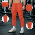 thumbnail image 3 of Yungyresw Men's Slim Jogger Pants Tapered Athletic Sweatpants For Jogging Running Gym Workout Comfortable Casual Fall Outfits Saffron XL, 3 of 8