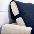 thumbnail image 4 of 2024 Pet Products Furniture Cover  Reversible Protector for Dogs & Cats  Chair  Navy/Gray, 4 of 5