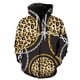 thumbnail image 1 of Sudadera con capucha y cremallera de manga larga con textura abstracta de animal para hombre, chaqueta informal de hip hop con estampado 3D, estilo Harajuku, unisex para adolescentes, 1 of 6