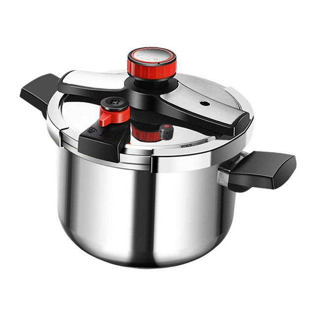 Lipstore 304 Stainless Steel Pressure Cooker Kitchen Cookware for Home Kitchen Family 6L
