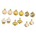 thumbnail image 3 of 12 bolas navideñas, adornos navideños decorativos, manualidades, adornos colgantes Oro, 3 of 9