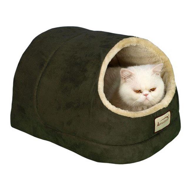C18HMLMH Armarkat Pet Bed Cat Bed 18 x 12 x 14 laurel Green & Beige