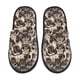 thumbnail image 1 of Fotbe Pug Pantuflas Peludas para Mujer con Estampado, Zapatillas de Peluche, Zapatos de Invierno para Casa, Uso Interior y Exterior-Large, 1 of 8