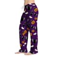 thumbnail image 2 of Purple Pajama Pants Women Soft, Casual, Stretch, Comfy, Lightweight, Breathable, Elastic Waist, Outfits, Fashion, Hight Waist with Pockets 2XL, 2 of 5