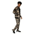 thumbnail image 6 of G-Style USA Men's Olive Camo Velvet Velour Tracksuit Set ST861 - Olive Camo - 2X-Large, 6 of 6