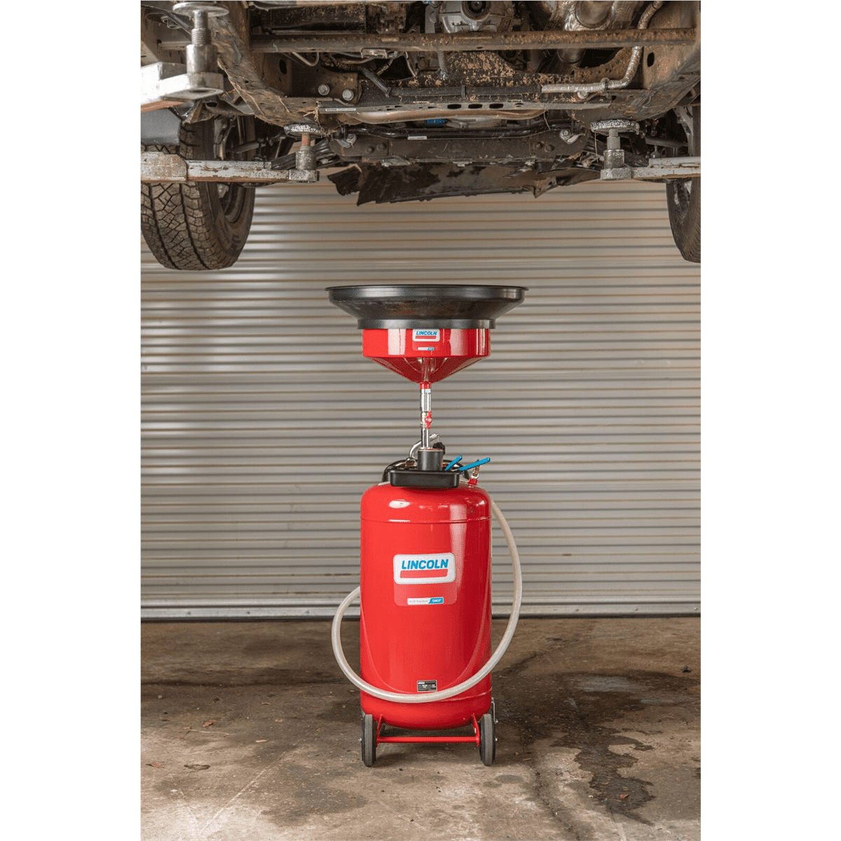Lincoln Industrial 3635 25 Gallon Used Fluid Drain