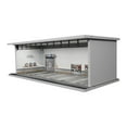 thumbnail image 4 of HILABEE 1/64 Car Showcase, Acrylic Showcase Model, Car Storage Parking Lot Model Diecast Repair Shop, 4 of 7