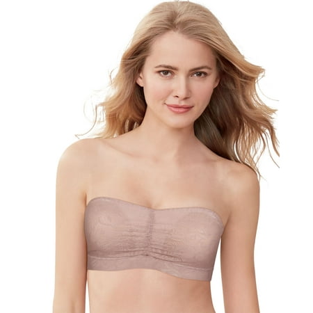 Animal Print Bandeau - Maidenform Womens Dream Bandeau Bra, 36, Evening Blush/Rose Petal Cream