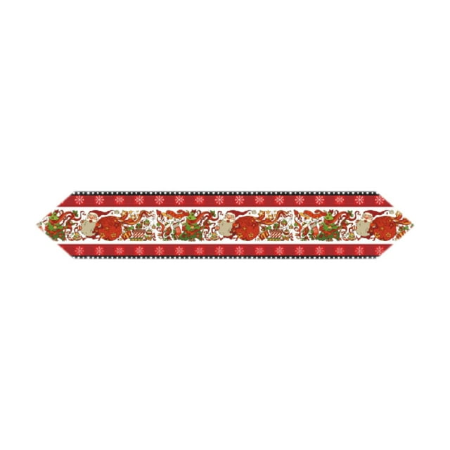 de mesa navideño, decoración de mesa de comedor, mantel lavable de moda de 72 pulgadas para el hogar, decoración de invierno de granja de Estilo C