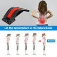 thumbnail image 1 of Back Stretcher 4 Level Spine Stretcher Adjustable Back Massager with Silicone Strip & Magnet Points Back Trainer Lumbar Support Pain Relief Device for Relieving Back Pain Sciatica, 1 of 7