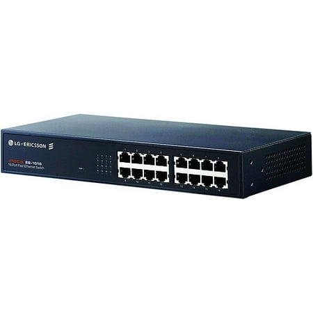 LG-Ericsson Unmanaged 10/100Mbps iPECS Ethernet 16-port Switch, ES-1016