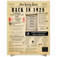 thumbnail image 1 of 96th Birthday Party Decor Poster 96 Years Ago Back In 1928, 1 of 1