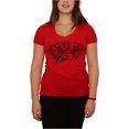 thumbnail image 1 of Reebok Womens UFC Dallas Graphic T-Shirt, Red, Small, 1 of 4