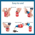 thumbnail image 4 of Clear Soda Can Lids (12 Pack) | Superior Can Covers For Soda, Beer, Energy Drinks, Juice, Seltzer Picnic Accessories & Beach Gadgets, 4 of 5