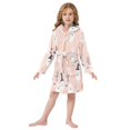 thumbnail image 6 of FORMRS Niños Bathrobe Unisex Hooded Robe Soft Plush Pajamas Sleepwear, Size 10-12T, Cute Cartoon Halloween, 6 of 7