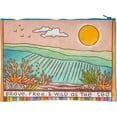 thumbnail image 2 of Jumbo Pouch Brave Free  Wild As The Sea Zipper Folder | 14.25" x 10", 2 of 4