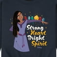 thumbnail image 3 of Disney Wish - Strong Heart Bright Spirit - Men's Crew Neck Fleece Pullover, 3 of 5
