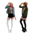 thumbnail image 2 of kusrkot Resin 1/64 People Diorama Model Figures Character Miniature 1, 2 of 9