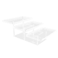 thumbnail image 2 of 3 Tier Acrylic Display Riser Shelf Display Stand,Dessert Cupcakes Stand Makeup Perfume Holder Style A, 2 of 7