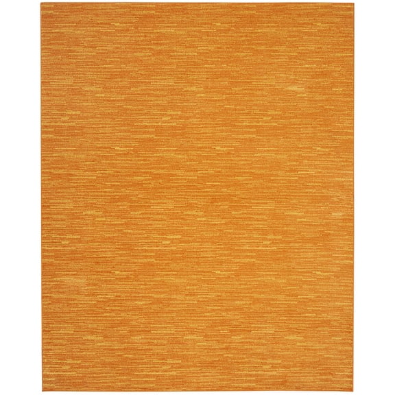 9' X 12' Sunburst Non Skid Indoor Outdoor Area Rug