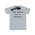 thumbnail image 1 of Friends Mens We Were On A Break Text T-Shirt, 1 of 3
