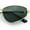 Gold - Green, variant on Womens Y2K Styling Metal Rim Cat Eye Retro Sunglasses All Black
