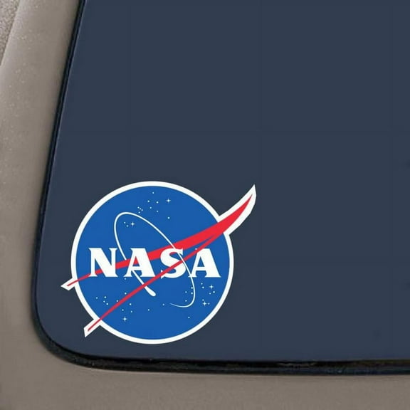 NASA Decal/Sticker | 4-Inches | Vinyl Decal | Car Truck Van SUV Laptop Macbook Wall Decals