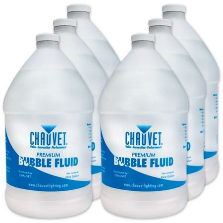 (6) Chauvet BJU (6) Gallons Bubble Juice Fluid BJ-U