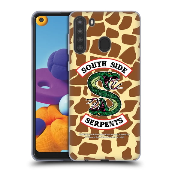 Head Case Designs Officially Licensed Riverdale South Side Serpents Giraffe Logo Soft Gel Case Compatible with Samsung Galaxy A21 (2020)