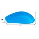 thumbnail image 4 of Mouse Alámbrico Greenleaf 18-8650bl Azul Green Leaf, 4 of 4