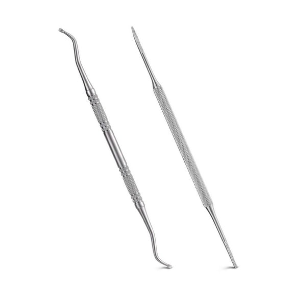 2pcs Ingrown Toenail File And Lifters, Teenitor Professional Surgical Safe Nail Treatment Pedicure Tool Kit Under Nail Cleaner Tools Pain Relief