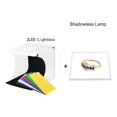 thumbnail image 2 of 2LED Lightbox Light Box Mini Photo Studio Box 1100LM Photography Box Light Studio Shooting Tent Box Kit &6 Color Backdrops ,Easy to Use, 2 of 5