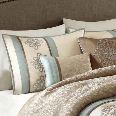 Better Homes And Gardens Medallion 7 Piece Bedding Comforter Set