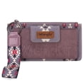thumbnail image 1 of Bolso de mano Wallet WG139-W013LV para mujer, estilo bohemio azteca, 1 of 6