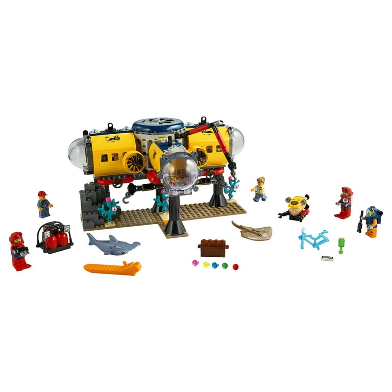 LEGO City Ocean Base 60265 - Explorer Submarine & Shark Toy, Kids LEGO City Ocean Base 60265 - Explorer Submarine & Shark Toy, Kids