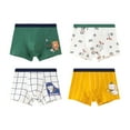 thumbnail image 1 of MIASHUI Boxeurs pour Garçons sous-Vêtements Mignons en Coton Dessin Animé Lot de 4,140, 1 of 3
