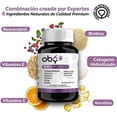 thumbnail image 3 of Capsulas con Colageno Hidrolizado, Biotina, Vitamina C, Vitamina E, Resveratrol y Keratina | Colageno Hidrolizado Puro - Multivitaminico Mujer | Cabello, Piel y Uñas OBY Beauty, 3 of 6