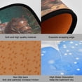 thumbnail image 2 of 2-Piece Kitchen Rugs Set Non-Slip Mats Carpet Floor for Kitchen, Bathroom (19.7"x27.6" & 19.7"x47.2") Santa Eating Cookies, 2 of 7