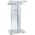 thumbnail image 2 of Kingdom V Style Acrylic Lectern with Shelf - Clear, 2 of 3