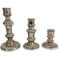 thumbnail image 2 of Luminary Treasures Candle Holders, Set of Three-Color:Antique Copper,Style:Vintage Glamour, 2 of 4