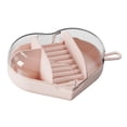 thumbnail image 2 of Estuche de Almacenamiento Organizador de Almacenamiento Pequeñas, Viaje Simple Portátil para Anillos, Gemelos, Pendientes, Joyero, Regalos Rosado, 2 of 8