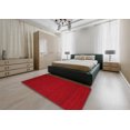 thumbnail image 4 of Ahgly Company Indoor Square Contemporary Red Abstract Area Rugs, 8' Square, 4 of 6